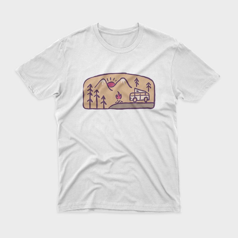 Adventurer t-shirt design for commercial use