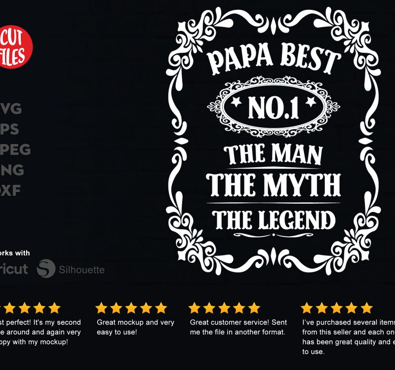 Download Papa Best No 1 Commercial Use T Shirt Design Buy T Shirt Designs