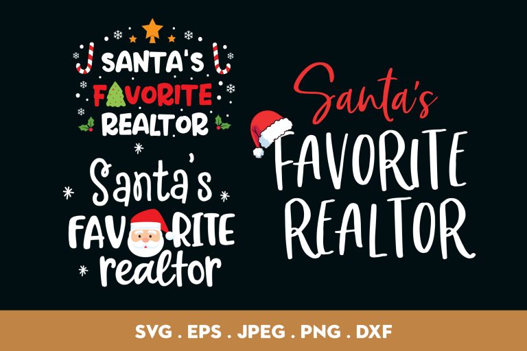 Download Santa S Favorite Realtor Bundle T Shirt Design To Buy Buy T Shirt Designs PSD Mockup Templates