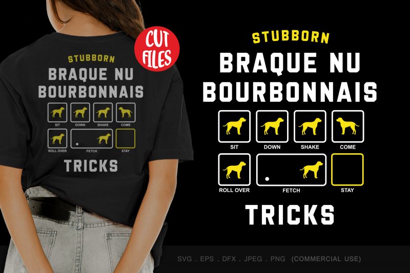 Stubborn braque nu bourbonnais tricks buy t shirt design for commercial use