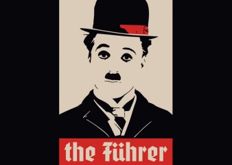 THE FUHRER graphic t-shirt design