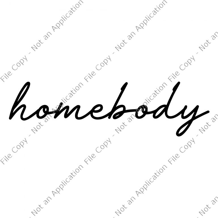 Download Homebody Graphic With Hearts SVG File