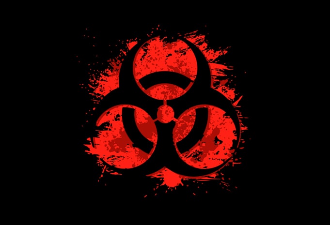 Biohazard graphic t-shirt design - Buy t-shirt designs