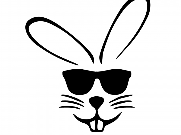 Download Bunny svg, bunny glasses, Bunny glasses svg t-shirt design ...