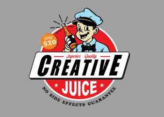 creative juice shirt design png print ready t shirt design