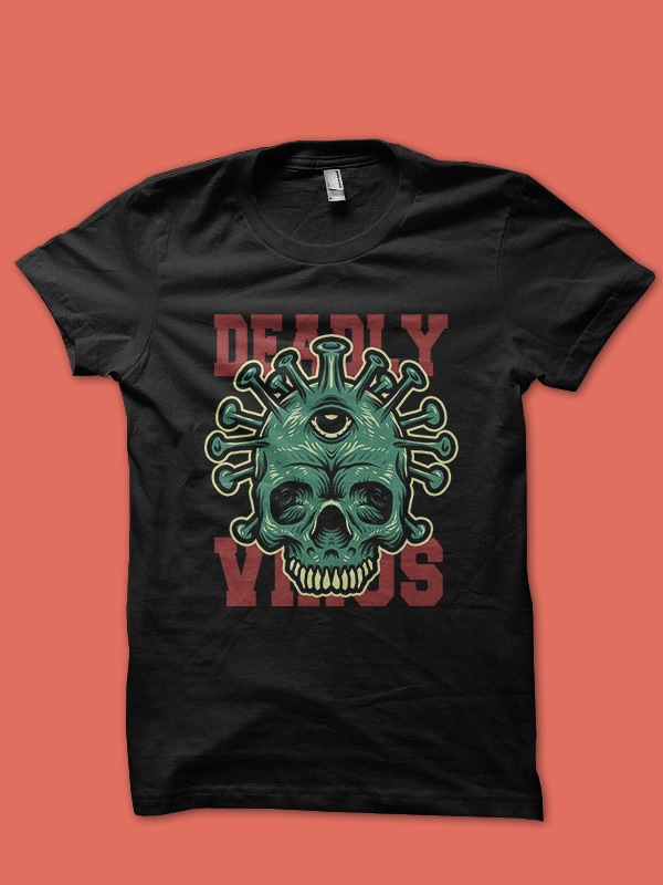 deadly virus tshirt design