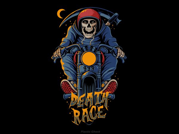 Death race t shirt design for purchase