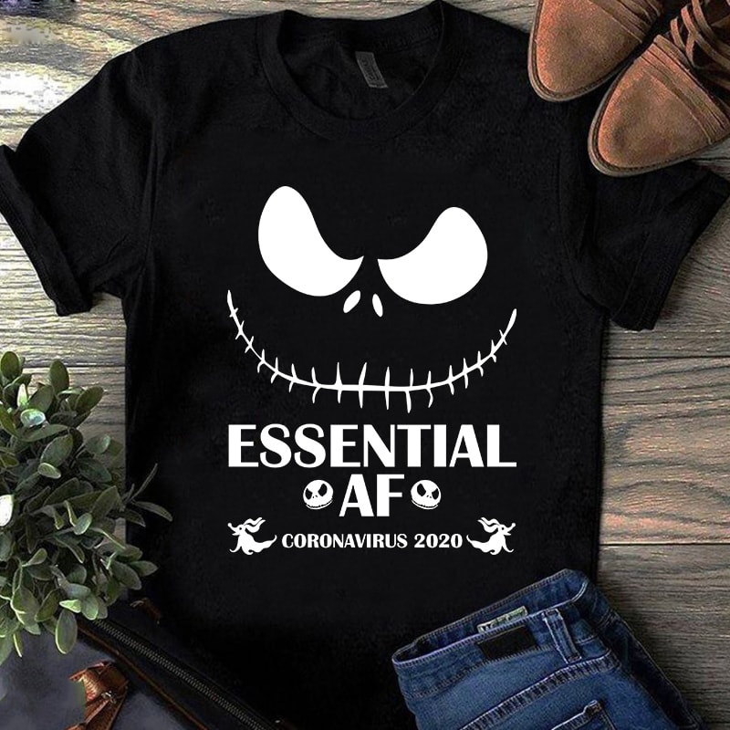 Download Essential Af Coronavirus SVG, Jack Skellington SVG, Covid ...