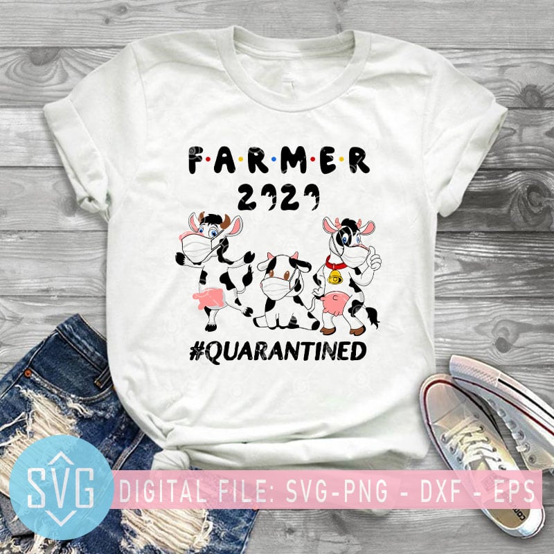 Download Farm 2020 Quanrantined Cows Svg Covid 19 Svg Farm Svg Animals Svg T Shirt Design Template Buy T Shirt Designs