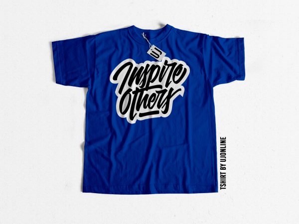 Inspire others typography t shirt design to buy