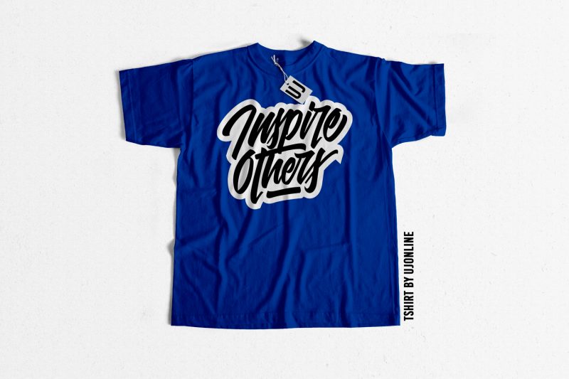 inspire others typography t shirt design to buy