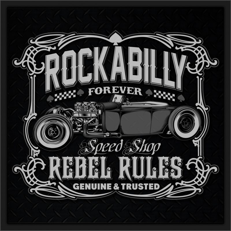 ROCKABILLY FOREVER buy t shirt design