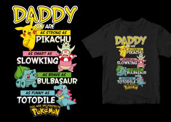 father's day pokemon shirt