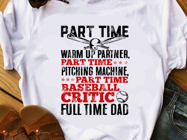 Baseball Dad Digital Download Baseball Dad Shirt Design 