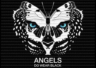 Angels Do Wear Black – Jonny Cota Studio t-shirt design for commercial use