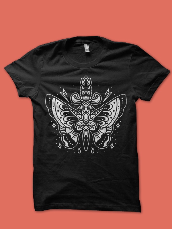 butterfly tattoo buy t shirt design