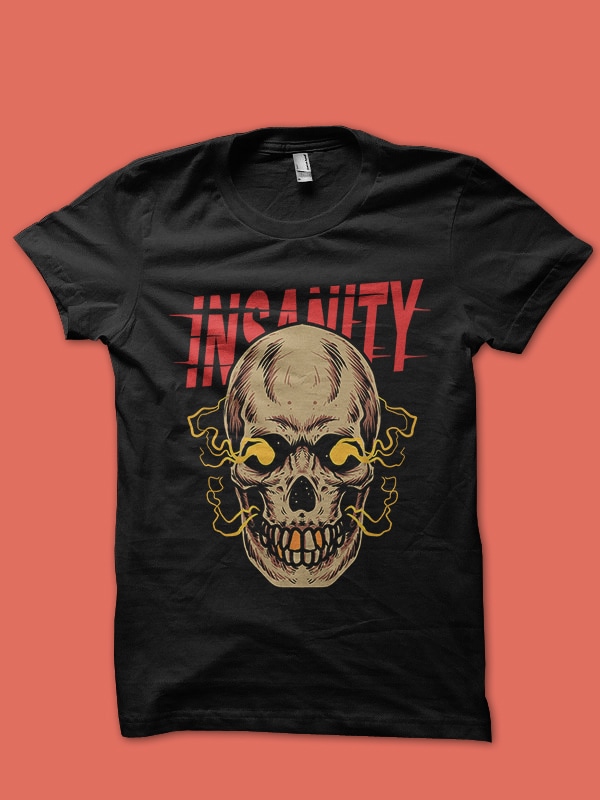 insanity tshirt design