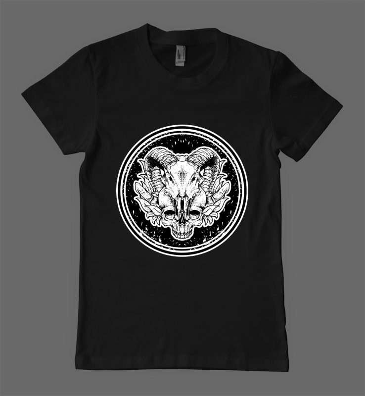 skull t-shirt design - Buy t-shirt designs
