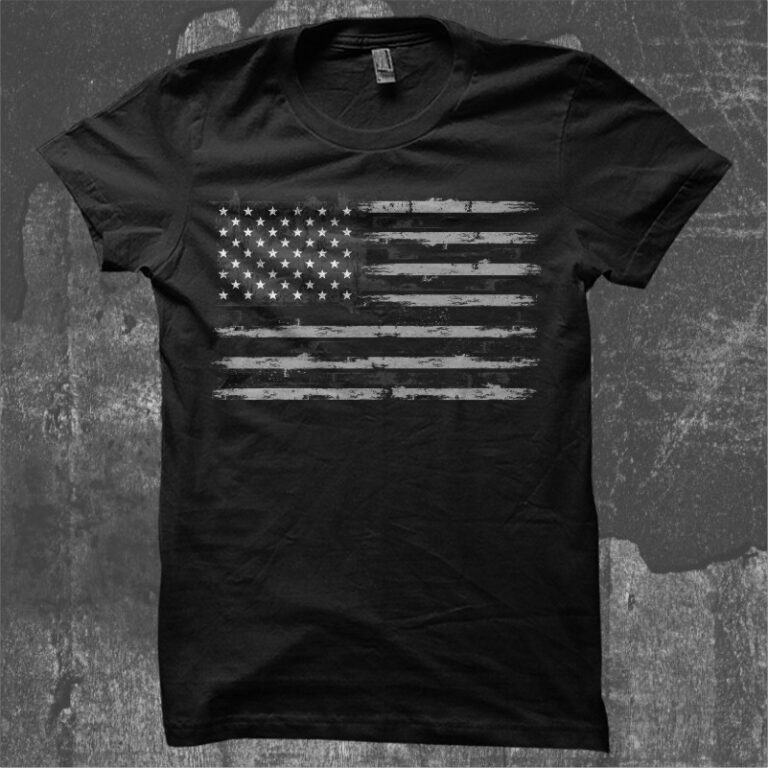 distressed flag shirt meaning