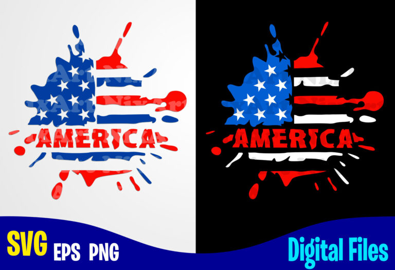 Download America svg, 4th july, 4th of July svg, USA Flag, Stars ...