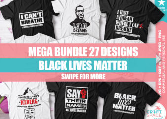 Bundle Black Lives Matter, Justice for George Floyd I can’t breathe, SVG DXF PDF Cutting File for Cricut Explore Silhouette Cameo Studio