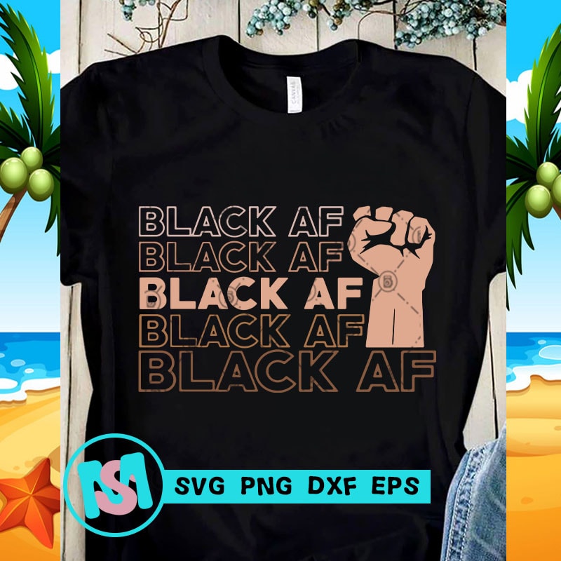 black af t shirts