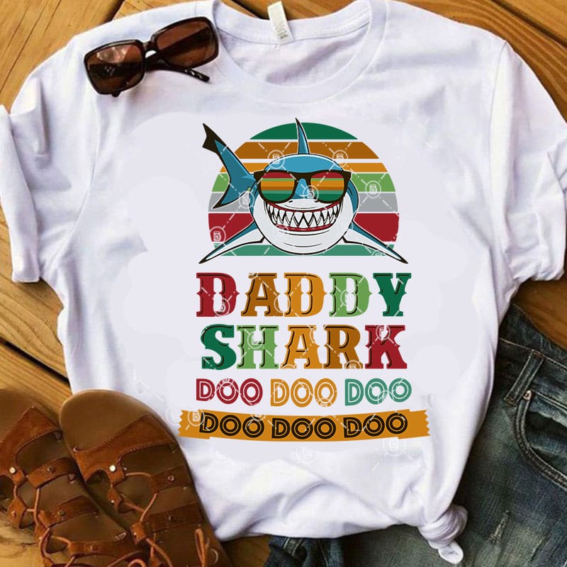DADDY Shark Doo Doo Doo SVG, Family SVG, Father's Day SVG ...