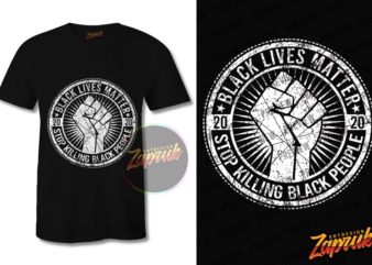 Black Lives Matter tshirt design tee