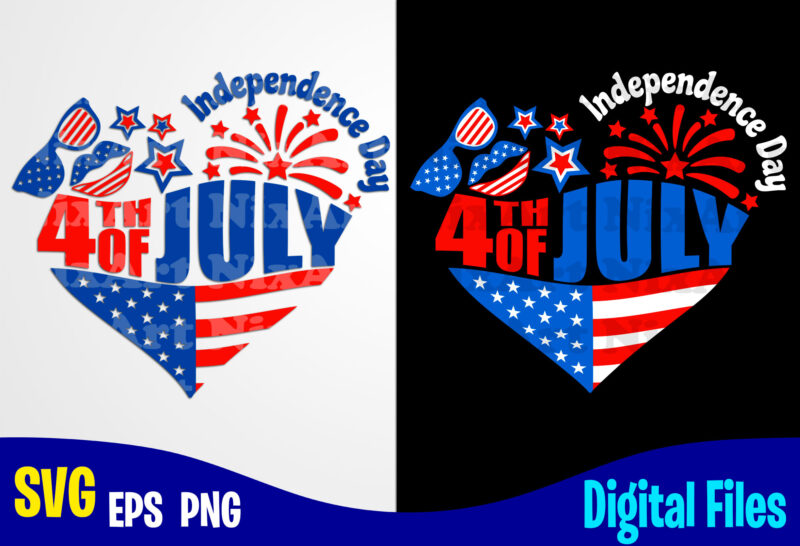 Download 4th Of July Svg 4th July Usa Flag Stars And Stripes Patriotic America Independence Day Design Svg Eps Png Files For Cutting Machines And Print T Shirt Designs For Sale T Shirt Design