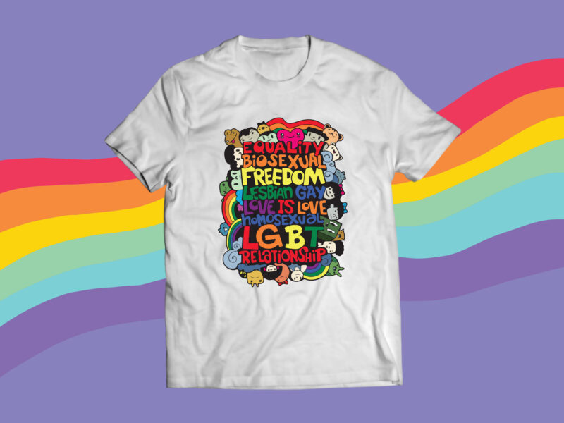 lgbt t shirt design