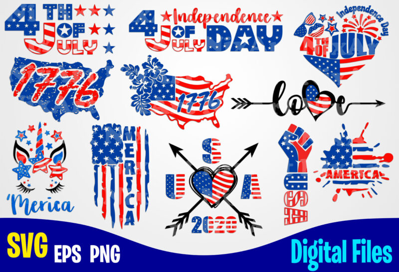 Download 11 Designs Bundle 4th July Independence Day 4th Of July Svg Usa Svg Usa Flag Stars