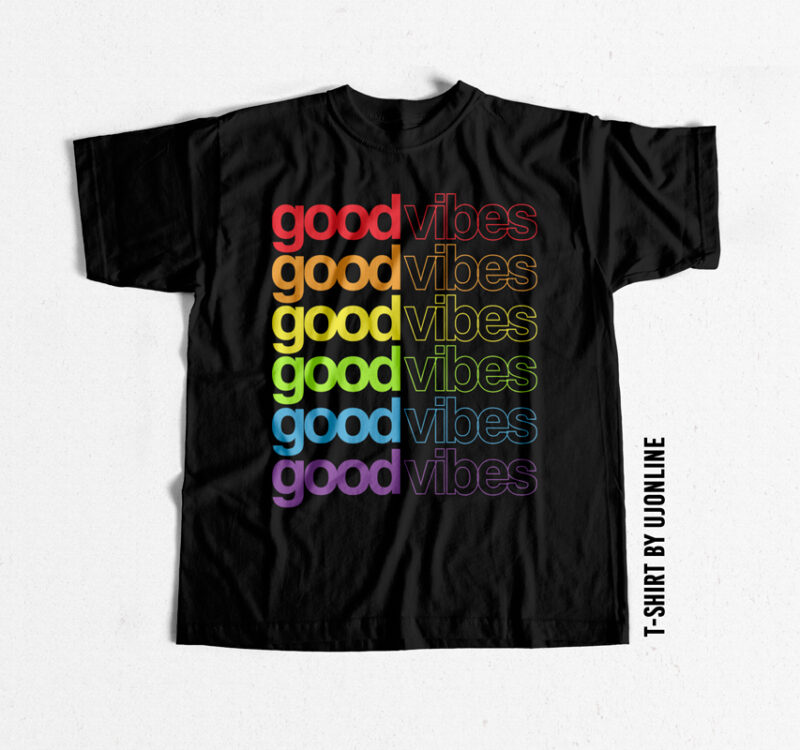 Download Good Vibes Pride Pride Month T Shirt Design For Sale Buy T Shirt Designs