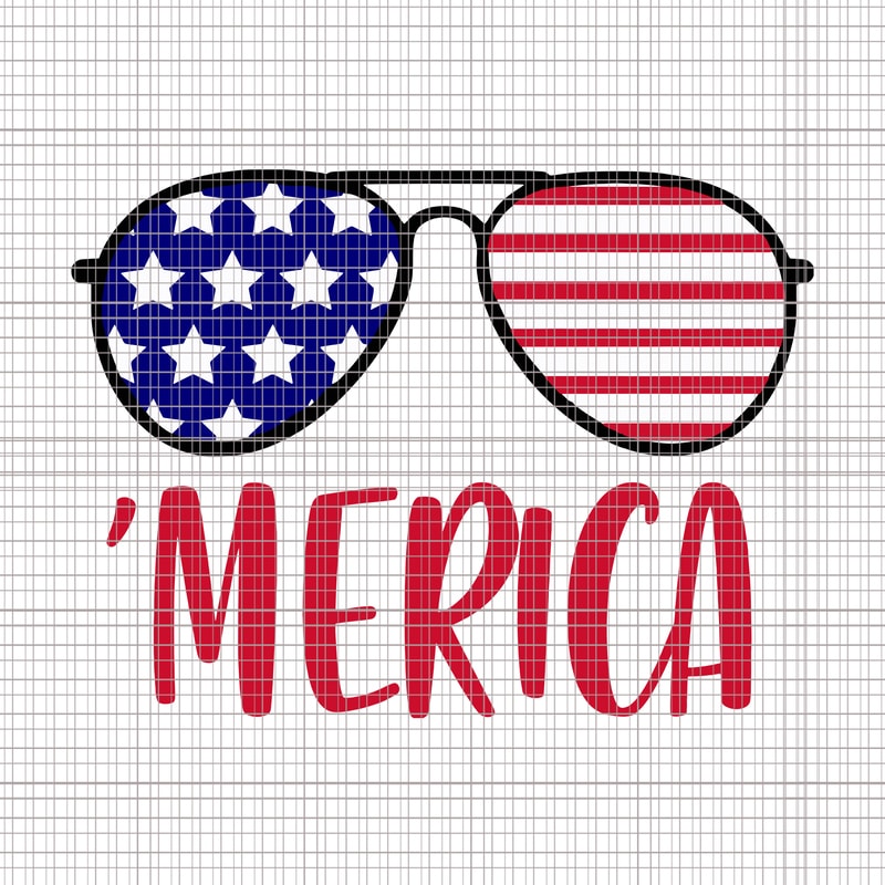 Download Merica svg, sunglasses with flag, 4th of july, sunglasses ...