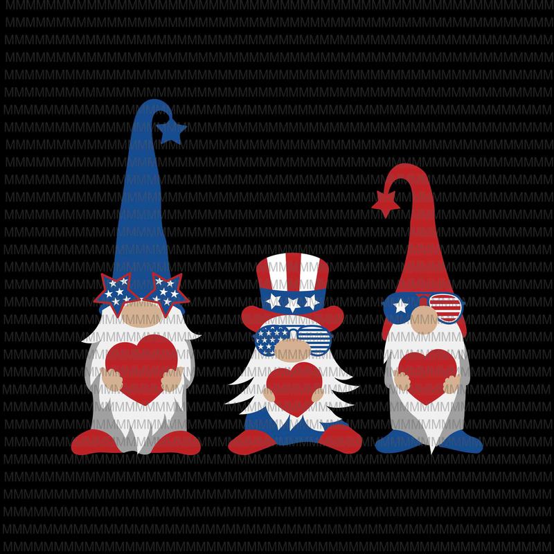 Download Patriotic Gnomes SVG, Gnomes 4th of july svg, Three Gnomes ...