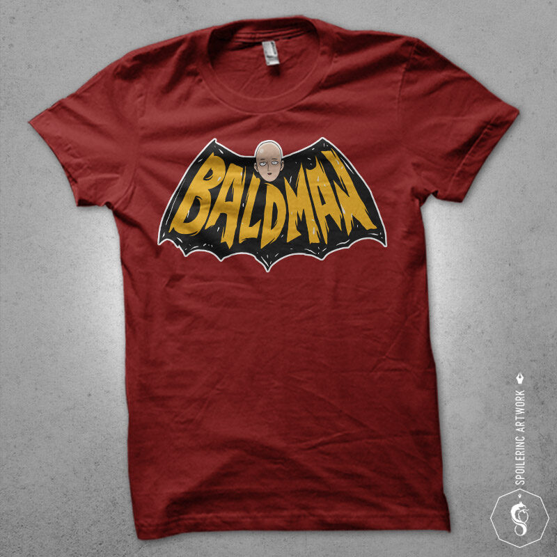 baldman buy t shirt design