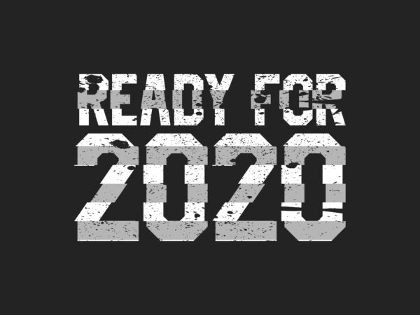 Ready for 2020. slogan campaign for democracy day t shirt design online