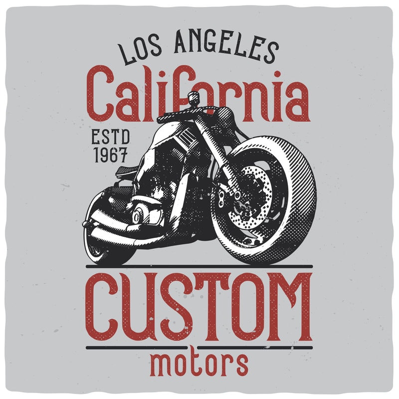 Custom Motors. Editable t-shirt design. - Buy t-shirt designs