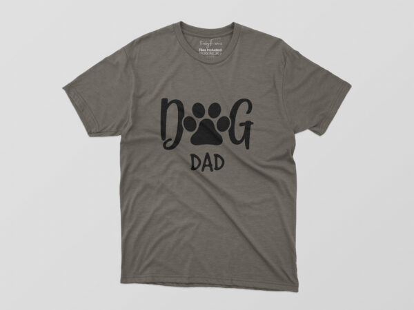 Dog dad tshirt design