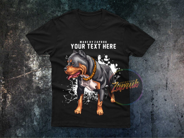Dog cartoon illustration artwork for - Buy t-shirt designs