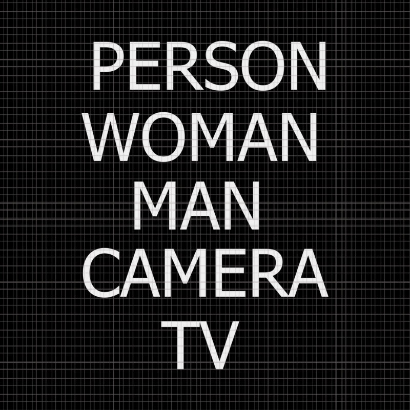 Person Woman Man Camera Tv Trump Cognitive Test Meme Retro, Person Woman Man Camera Tv Trump Cognitive Test Meme Retro svg, Person Woman Man Camera