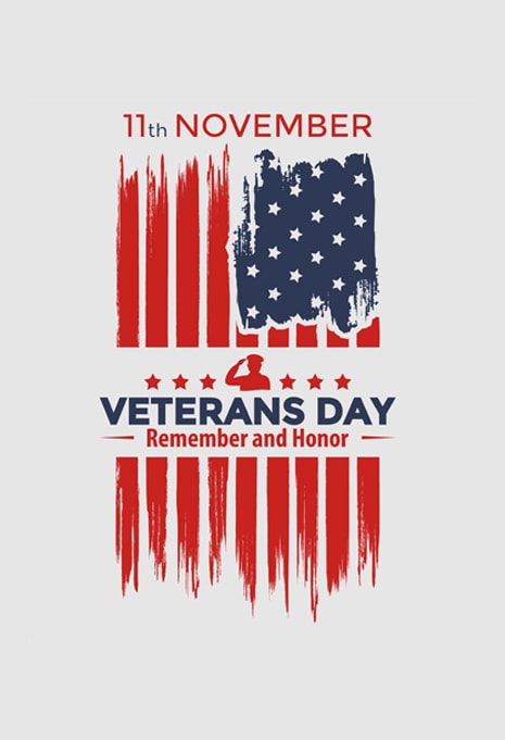 Veterans Day Eagle Quote T-shirt Design Vector Download