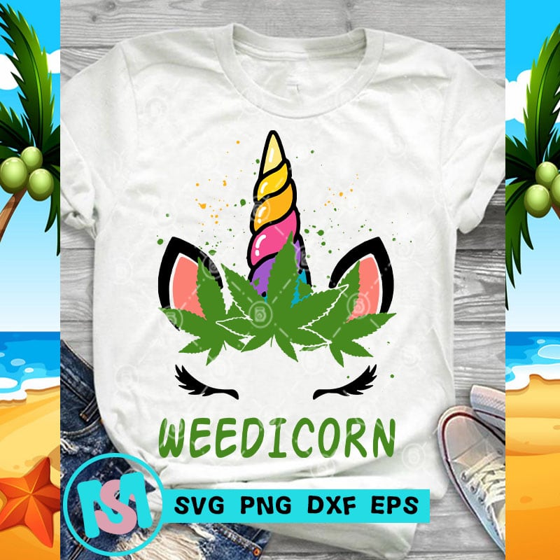 Download Weedicorn SVG, Unicorn SVG, 420 SVG, Cannabis SVG - Buy t ...