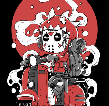 Friday biker tshirt design