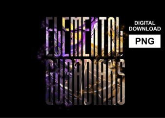 Elemental Guardians – PNG Tshirt Design Sublimation for sale