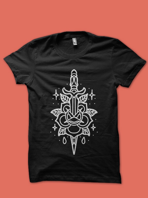 oldschool lien art design bundle tshirt design