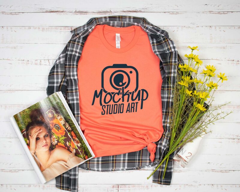 MEGA BUNDLE 40 Bella Canvas 3001 Fall Mockups, Womens Fall Mockup, Fall Shirt Mockup, Flat Lay Mockup, Halloween Mockup, Thanksgiving Mockup