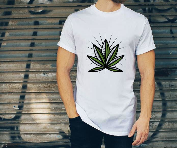 10 Tshirt Desing bundle cannabis leaf