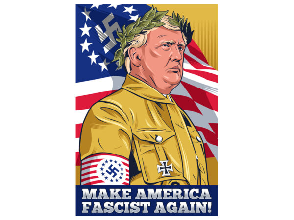 Fascist t shirt graphic design