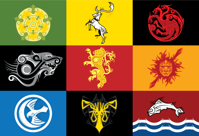 game of thrones sigils png