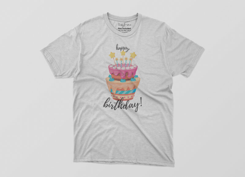 Pack of 10 Birthday Tshirt Design